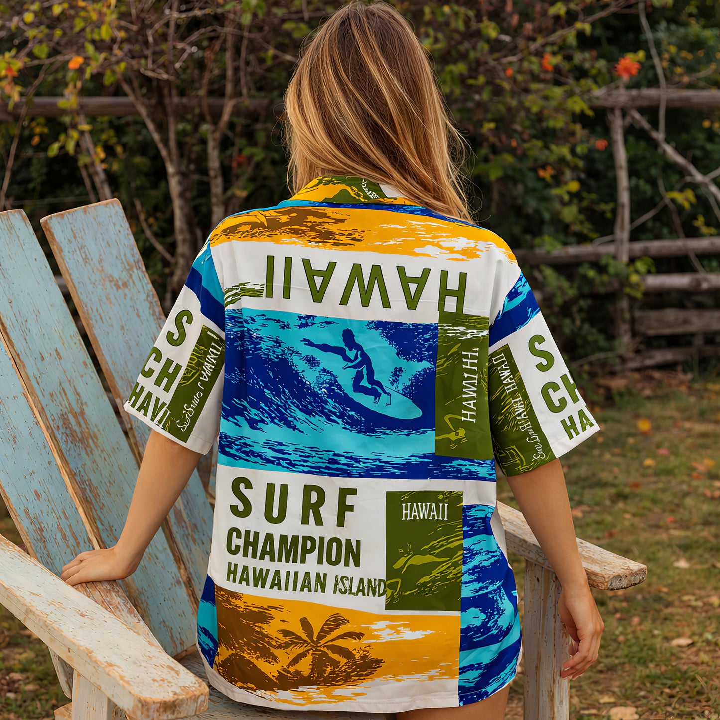 Vintage Surf Champion Hawaiian Shirt