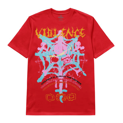 Violence Is the Answer Psychedelic Tee