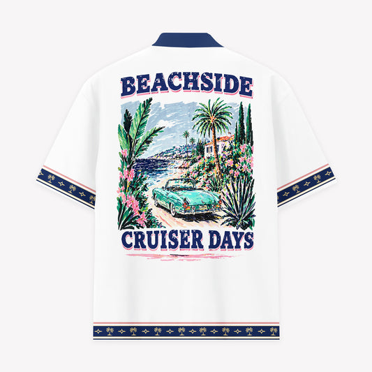 Virginia Beach Beachside Cruiser Days Hawaiian Shirt & Shorts Set