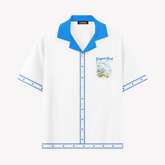 Virginia Beach Boardwalk Hawaiian Shirt & Shorts Set