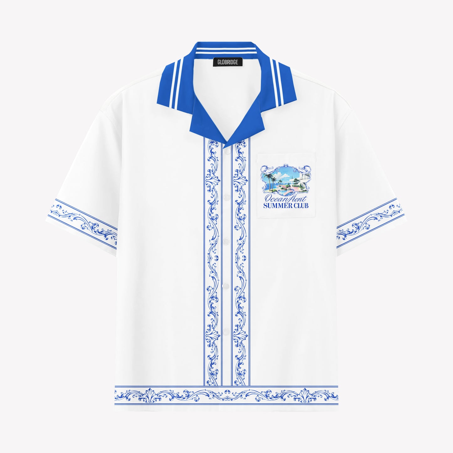 Virginia Beach Oceanfront Summer Club Hawaiian Shirt & Shorts Set