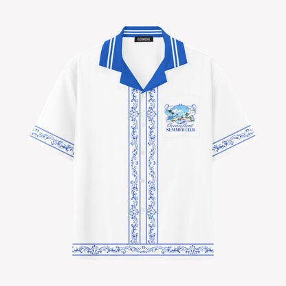Virginia Beach Oceanfront Summer Club Hawaiian Shirt & Shorts Set