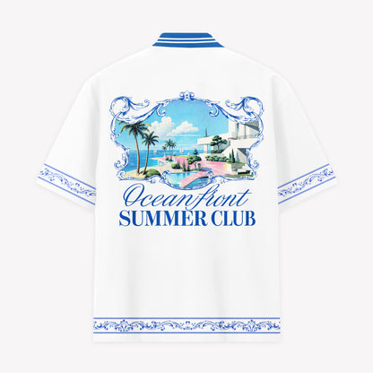 Virginia Beach Oceanfront Summer Club Hawaiian Shirt & Shorts Set
