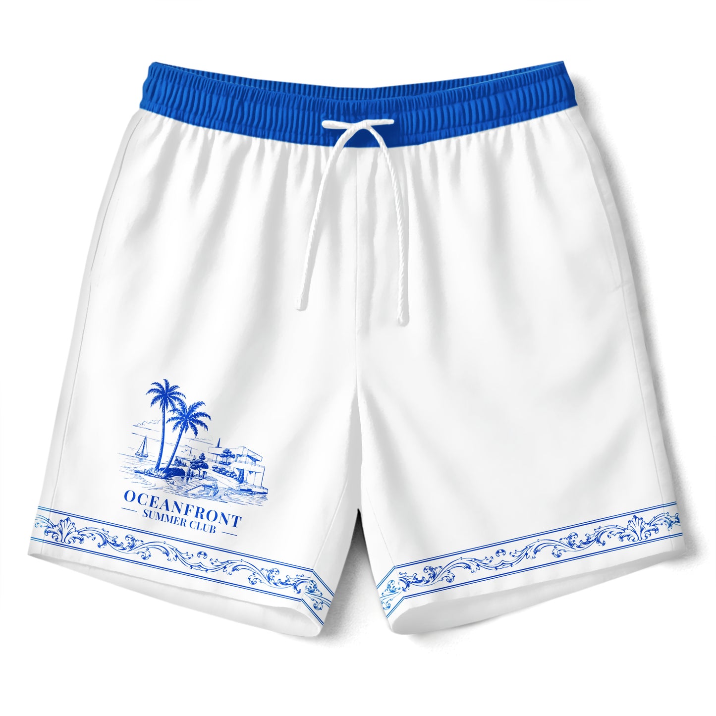 Virginia Beach Oceanfront Summer Club Hawaiian Shirt & Shorts Set