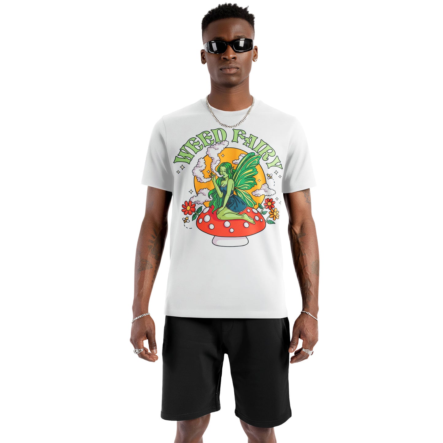 Weed Fairy Graphic T-Shirt