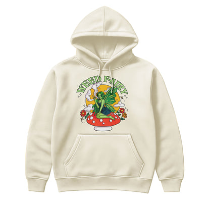 Weed Fairy Retro Hoodie