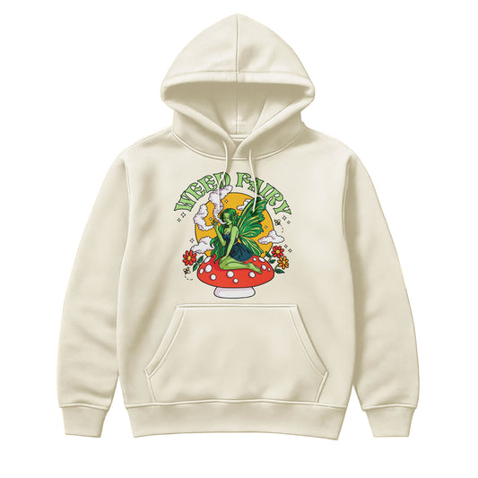 Weed Fairy Retro Hoodie