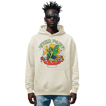 Weed Fairy Retro Hoodie