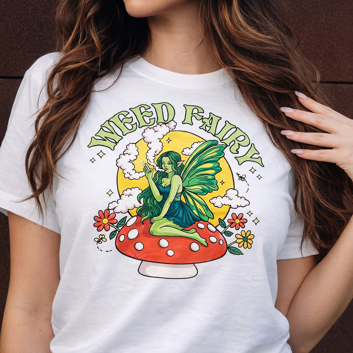 Weed Fairy Graphic T-Shirt