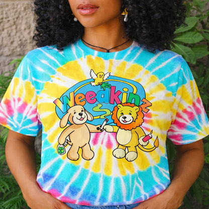 Weedkinz Playful Tie-Dye T-Shirt