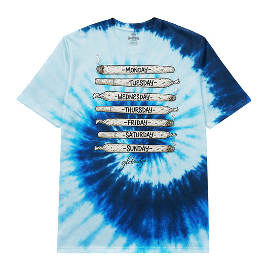 Week of Joints Blue Tie Dye Tee