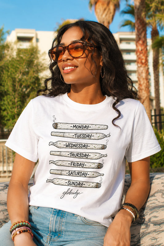 Week of Joints Funny Stoner Tee