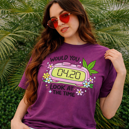 Would You Look At The Time 420 Graphic Tee