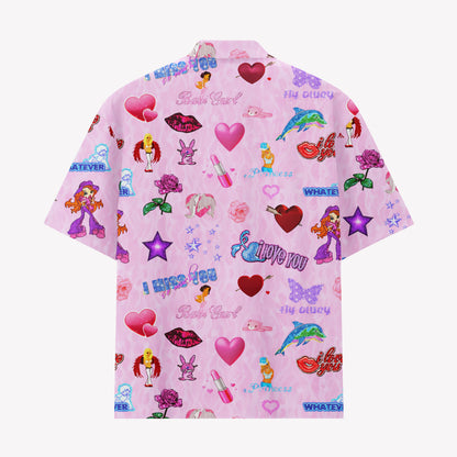 Y2K Pink Pop Icons Hawaiian Shirt