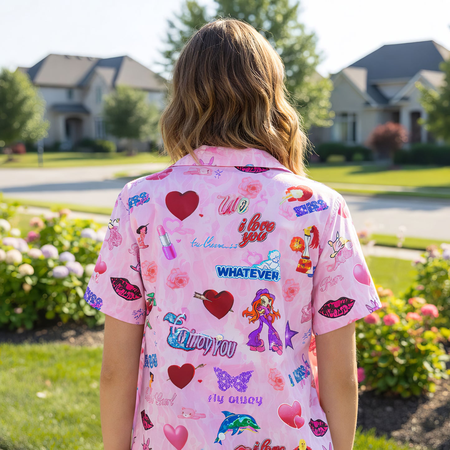 Y2K Pink Pop Icons Hawaiian Shirt