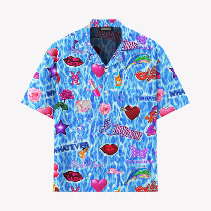 Y2K Pool Party Pop Icons Hawaiian Shirt