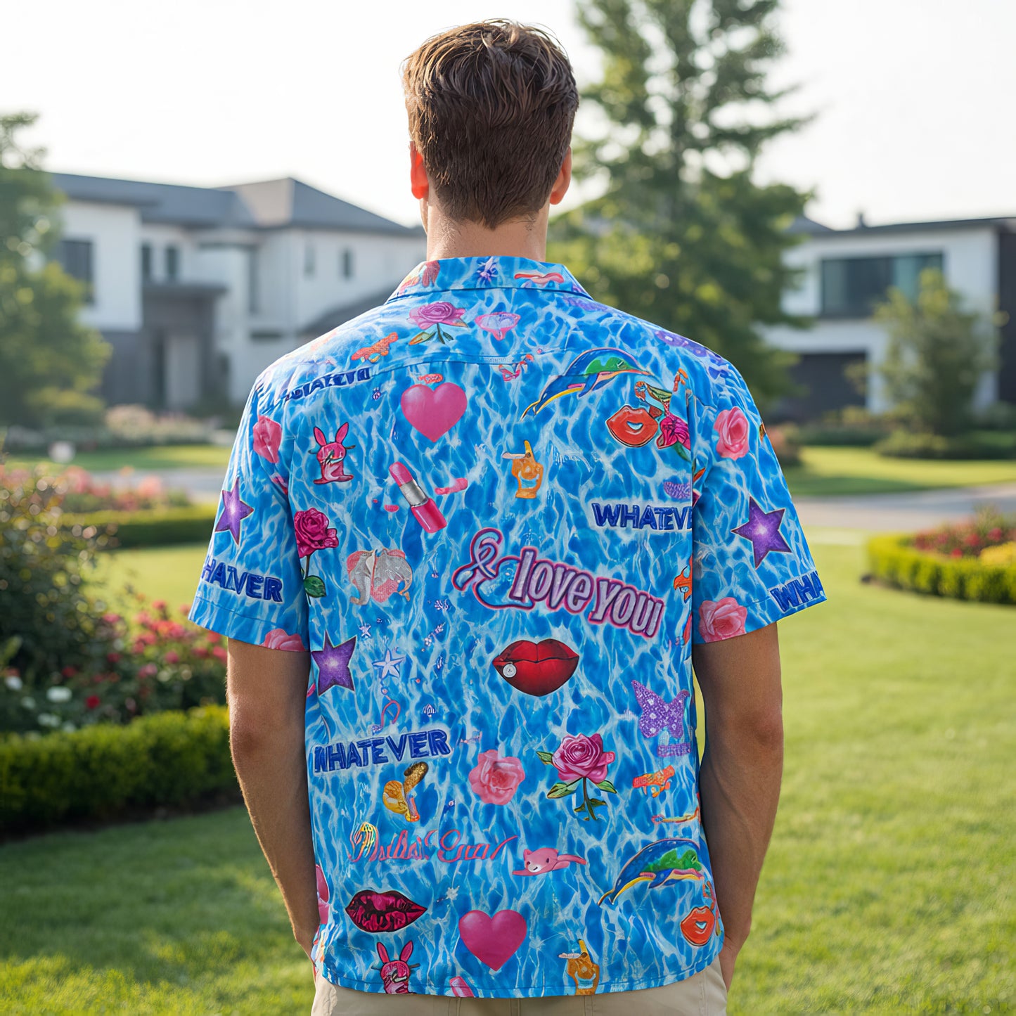 Y2K Pool Party Pop Icons Hawaiian Shirt
