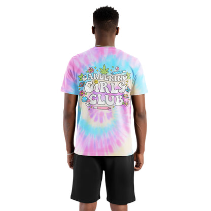 Gardening Girls Club Pastel Tie-Dye T-Shirt