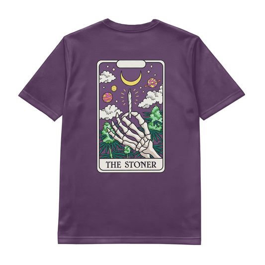 The Stoner Tarot Purple Graphic T-Shirt