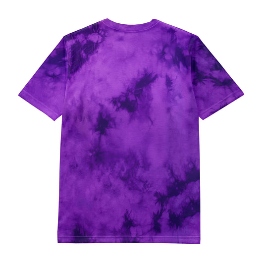 The Stoner Tarot Purple Tie-Dye T-Shirt