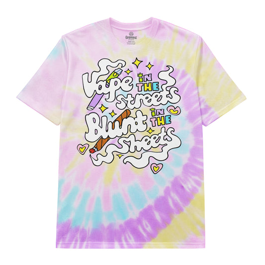 Dope in the Streets Pastel Tie-Dye T-Shirt