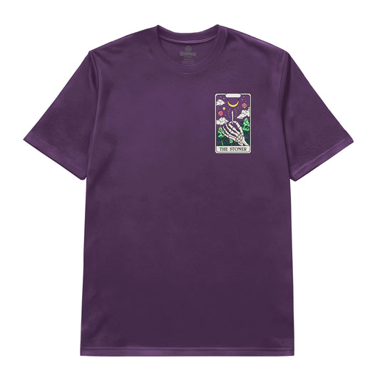 The Stoner Tarot Purple Graphic T-Shirt