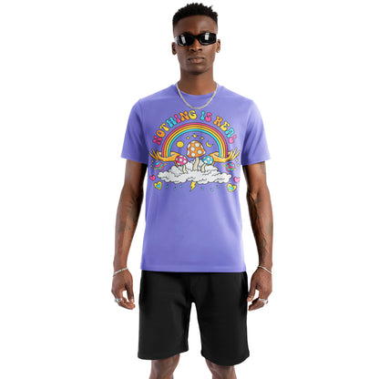 Nothing Is Real Rainbow Mushroom T-Shirt