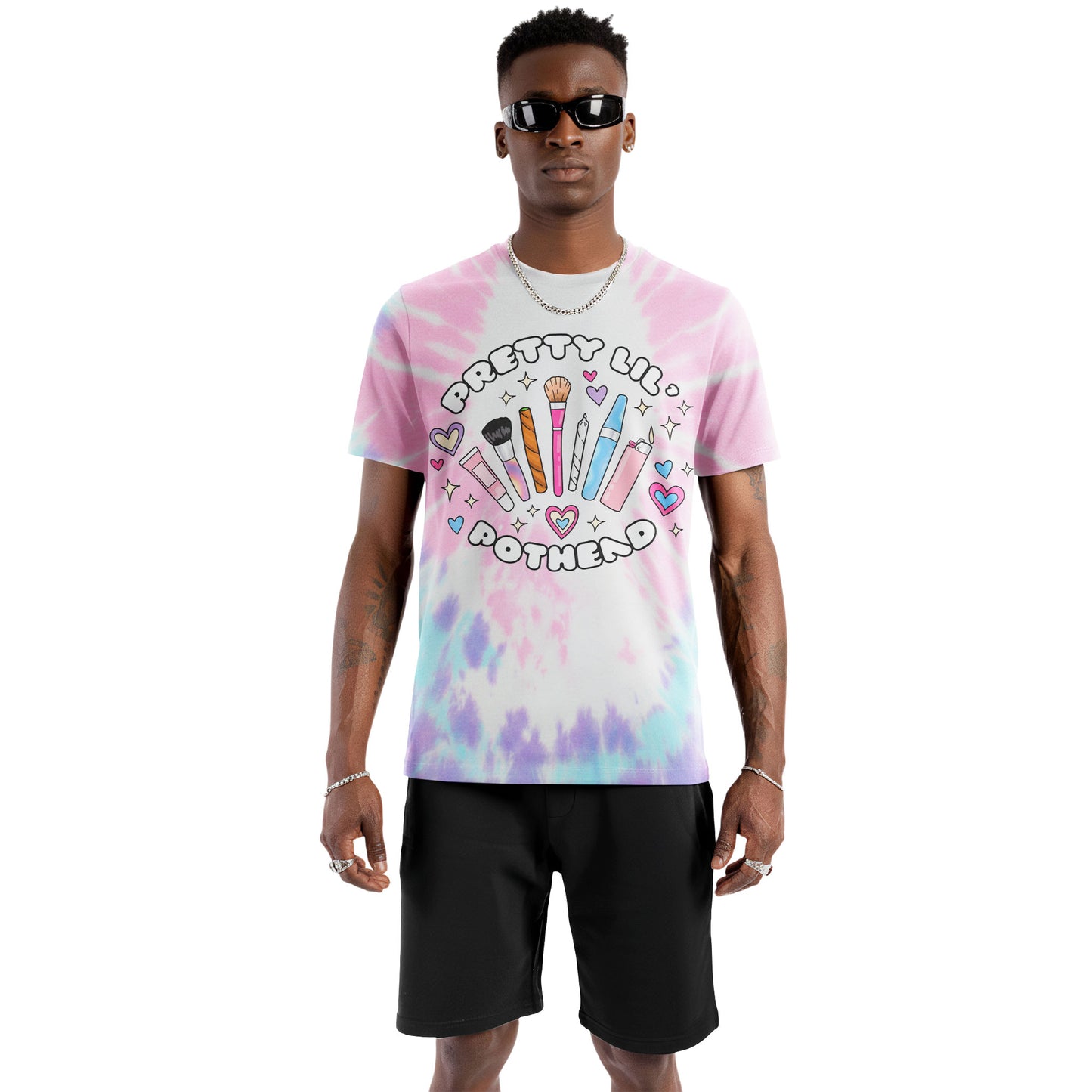 Pretty Lil’ Pothead Pastel Tie-Dye T-Shirt