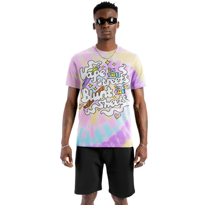 Dope in the Streets Pastel Tie-Dye T-Shirt