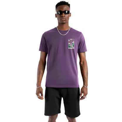 The Stoner Tarot Purple Graphic T-Shirt