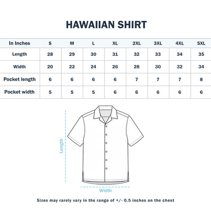 Vintage Green Batik Hawaiian Shirt